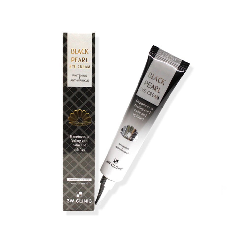 3W CLINIC BLACK PEARL EYE CREAM - Skin korea