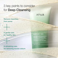 Anua - Heartleaf Quercetinol Pore Deep Cleansing Foam - Skin korea