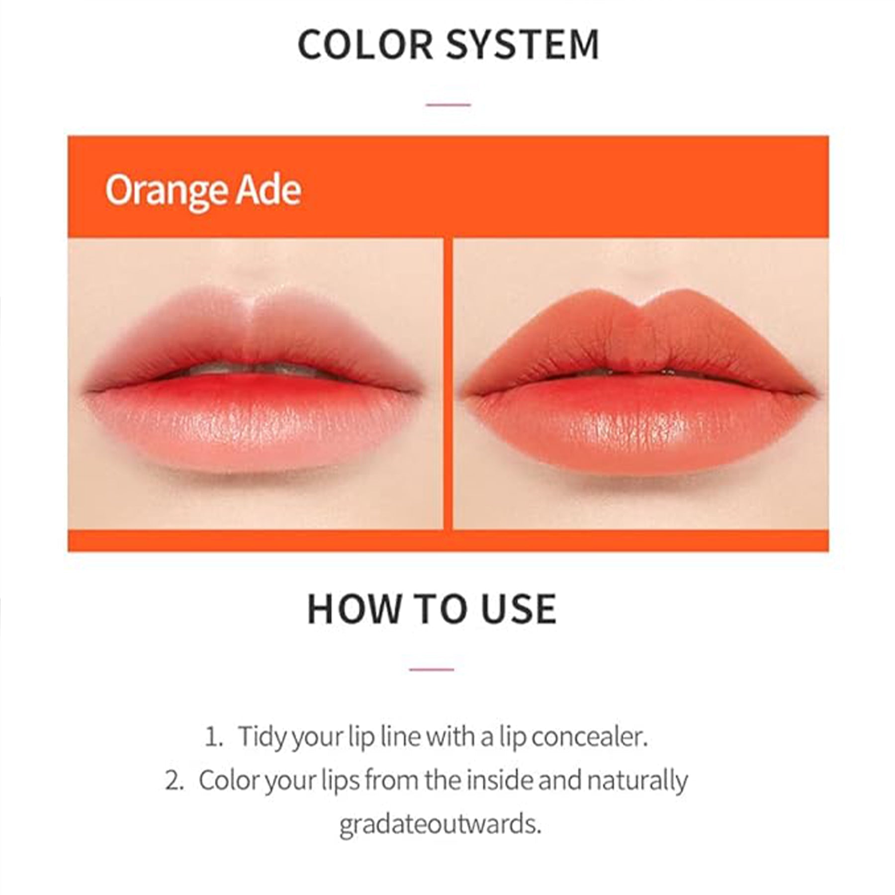 Etude Dear Darling Water Tint 9G, #03 Orange Ade - Skin korea