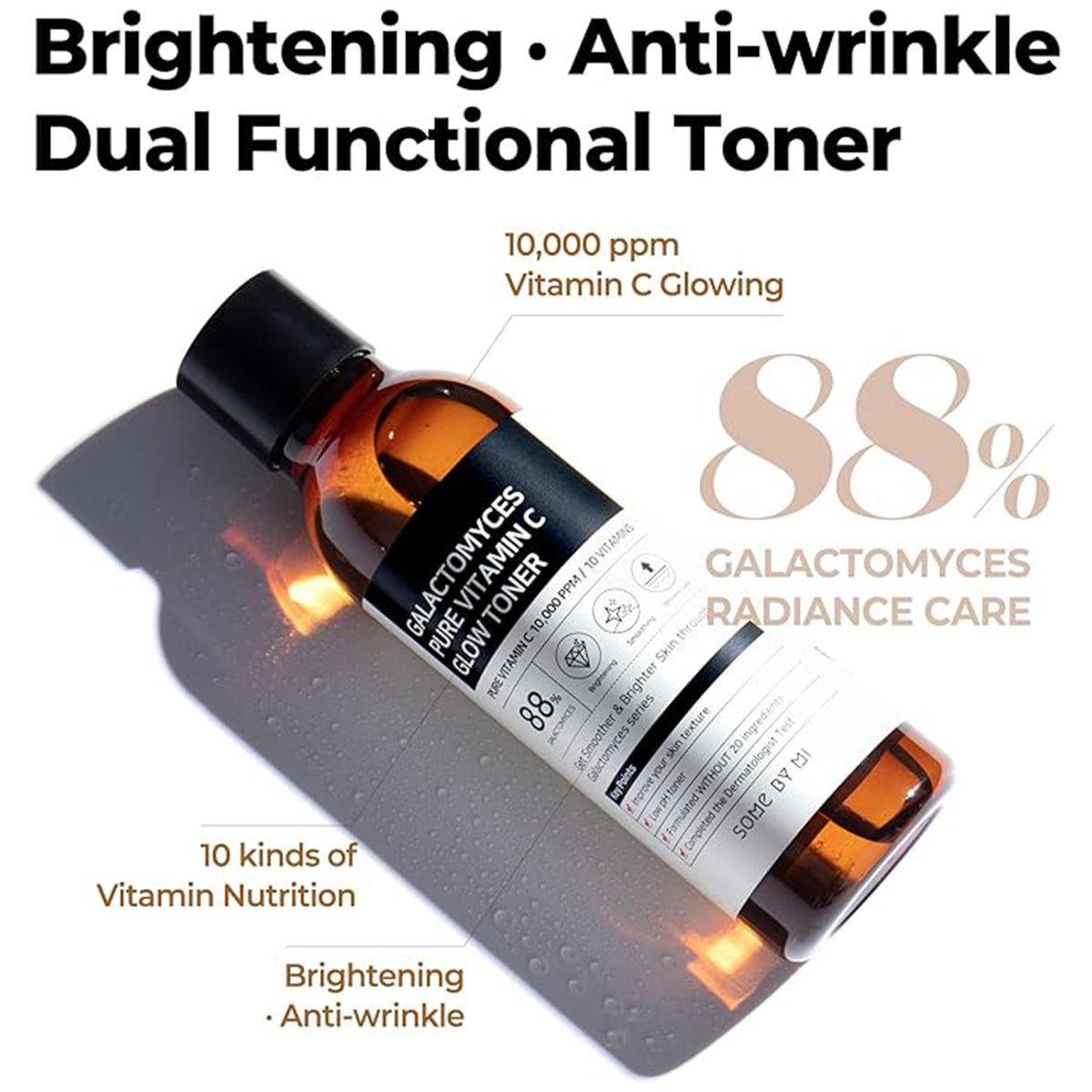 Some By Mi Galactomyces Pure Vitamin C Glow Toner - Skin korea