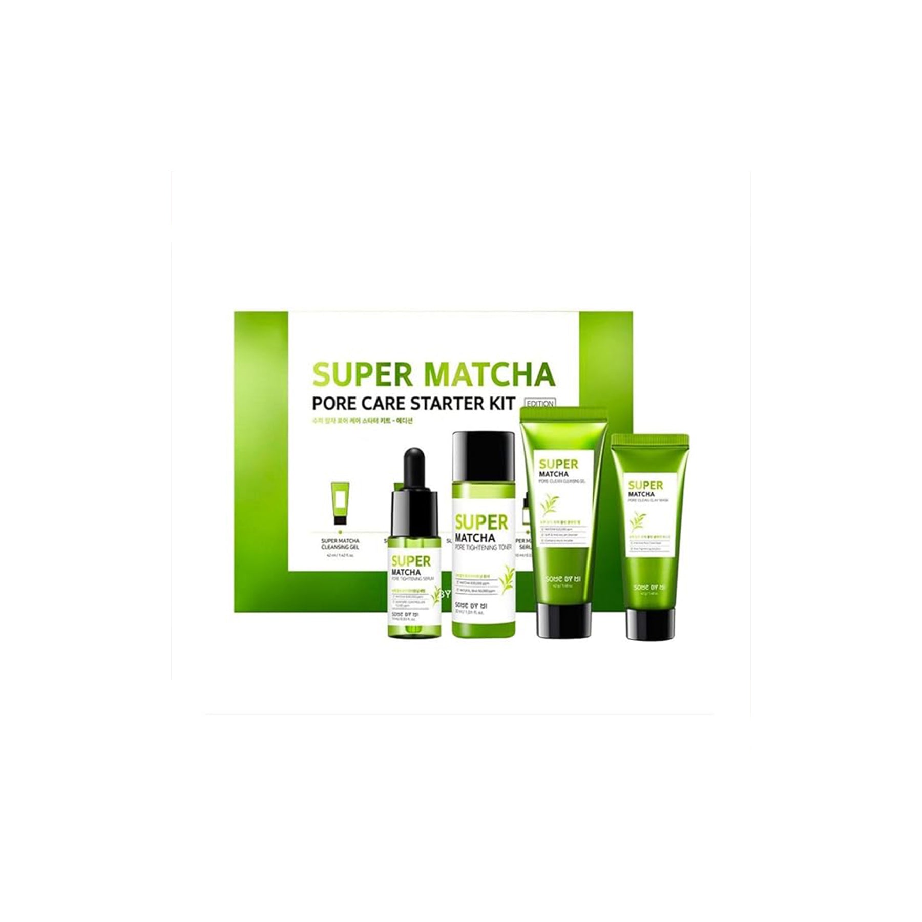 Some By Mi Super Matcha Pore Care Starter Kit - Skin korea