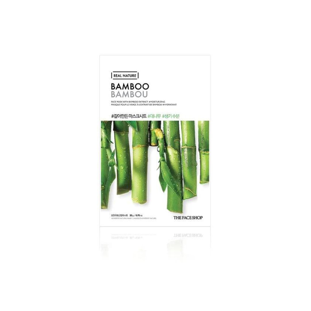 The Face Shop Real Nature Face Mask with Bamboo Extract - Skin korea