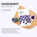 The Face Shop Real Nature Face Mask with Blueberry Extract - Skin korea