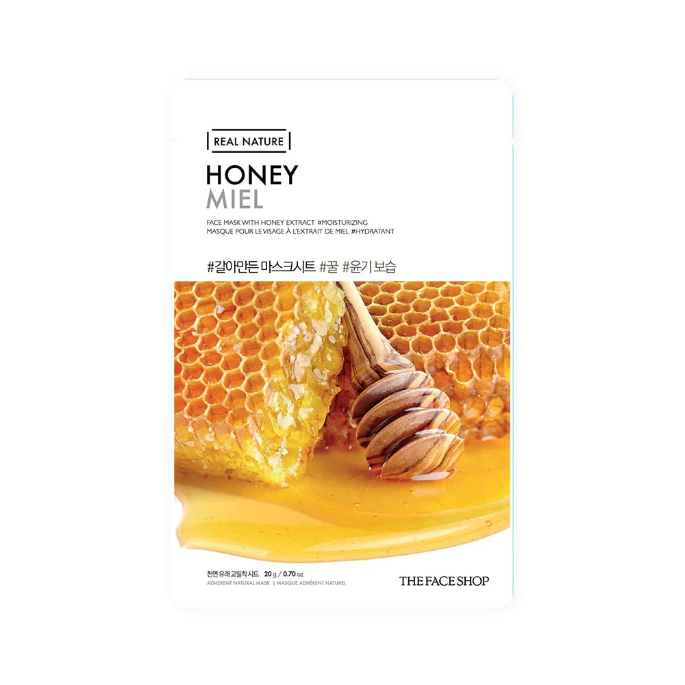 The Face Shop Real Nature Face Mask with Honey Extract - Skin korea