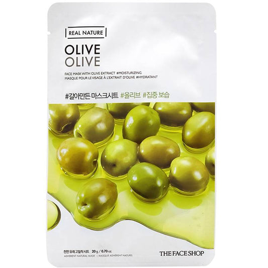 The Face Shop Real Nature Face Mask with Olive Extract - Skin korea